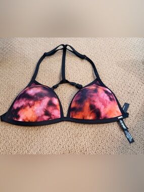 Victoria Secret Pink Women’s Tie-Dye Two Piece bathing suit , high waist bottoms